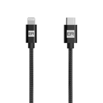 ER POWER kabel USB-C/Lightning 120cm černý ER POWER kabel USB-C/Lightning 120cm černý