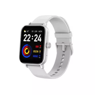 CARNEO Versa HR+/Silver/Sport Band/White CARNEO Versa HR+/Silver/Sport Band/White