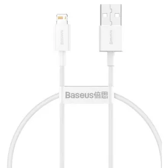 Baseus CALYS-02 Superior Fast Charging Kabel Lightning 2.4A 0.25m White Baseus CALYS-02 Superior Fast Charging Kabel Lightning 2.4A 0.25m White