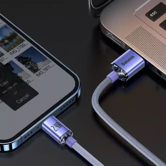 Baseus CAJY000005 Crystal Shine Series Datový Kabel USB - Lightning 20W 1,2m Purple Baseus CAJY000005 Crystal Shine Series Datový Kabel USB - Lightning 20W 1,2m Purple