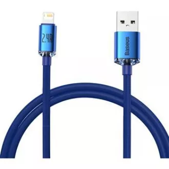 Baseus CAJY000003 Crystal Shine Series Datový Kabel USB - Lightning 20W 1,2m Blue Baseus CAJY000003 Crystal Shine Series Datový Kabel USB - Lightning 20W 1,2m Blue
