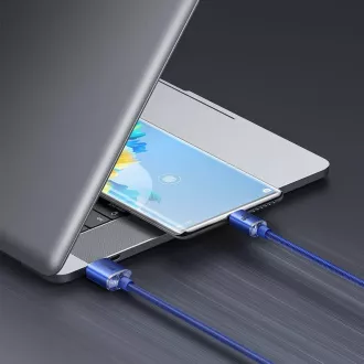 Baseus CAJY000503 Crystal Shine Series Datový Kabel USB - USB-C 100W 2m Blue Baseus CAJY000503 Crystal Shine Series Datový Kabel USB - USB-C 100W 2m Blue