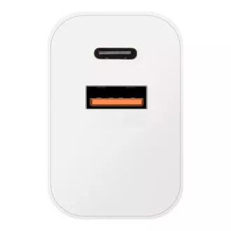 OBAL:ME Cestovní Nabíječka USB-A + USB-C 20W + 2x kabel 1m White OBAL:ME Cestovní Nabíječka USB-A + USB-C 20W + 2x kabel 1m White