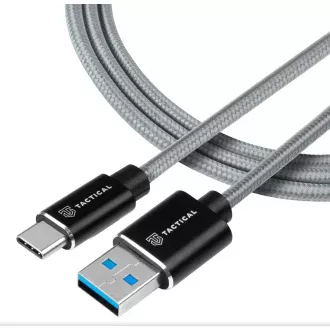 Tactical Fast Rope Aramid Cable USB-A/USB-C 0.3m Grey Tactical Fast Rope Aramid Cable USB-A/USB-C 0.3m Grey