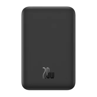Baseus power banka Mini s bezdrátovým nabíjením 5000 mAh 20W USB-C černá Baseus power banka Mini s bezdrátovým nabíjením 5000 mAh 20W USB-C černá