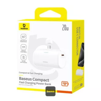 Baseus power banka 5000mAh 20W USB-C bílá Baseus power banka 5000mAh 20W USB-C bílá