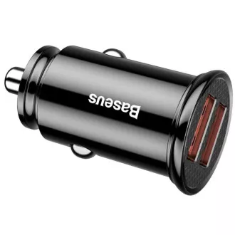 Baseus rychlonabíječka do auta 2xUSB QC3.0 30W černá Baseus rychlonabíječka do auta 2xUSB QC3.0 30W černá