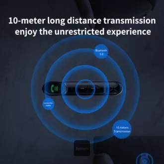 Baseus bluetoooth audio adaptér Qiyin černý Baseus bluetoooth audio adaptér Qiyin černý