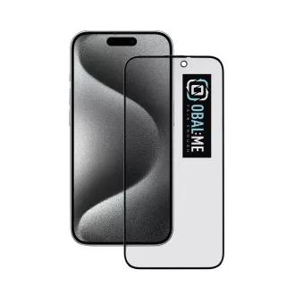 OBAL:ME Privacy 5D Tvrzené Sklo pro Apple iPhone 15 Pro Black OBAL:ME Privacy 5D Tvrzené Sklo pro Apple iPhone 15 Pro Black