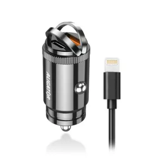 Aligator mini nabíječka do auta Power Delivery 30W,USB-C + USB-A, USB-C kabel pro iPhone/iPad Aligator mini nabíječka do auta Power Delivery 30W,USB-C + USB-A, USB-C kabel pro iPhone/iPad