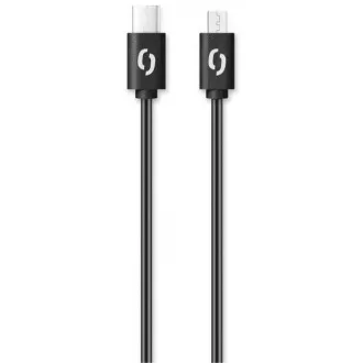 ALIGATOR Datový kabel POWER 3A, USB-C/microUSB černý ALIGATOR Datový kabel POWER 3A, USB-C/microUSB černý