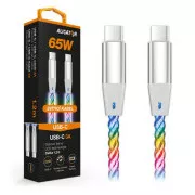 ALIGATOR Datový kabel LIGHT 3A, 65W USB-C/USB-C 1,2m