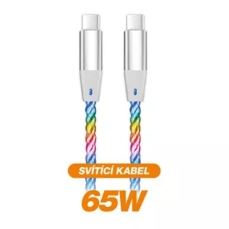 ALIGATOR Datový kabel LIGHT 3A, 65W USB-C/USB-C 0,5m ALIGATOR Datový kabel LIGHT 3A, 65W USB-C/USB-C 0,5m