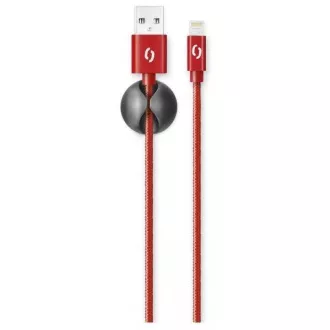 ALIGATOR PREMIUM Datový kabel 2A, Lightning červený ALIGATOR PREMIUM Datový kabel 2A, Lightning červený