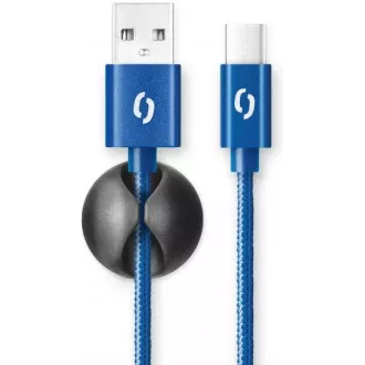 ALIGATOR PREMIUM 2A kabel, USB-C, modrá ALIGATOR PREMIUM 2A kabel, USB-C, modrá
