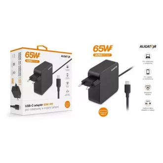 Aligator Power Delivery 65W USB-C adaptér Aligator Power Delivery 65W USB-C adaptér