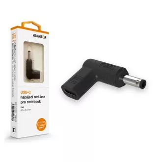 Aligator USB-C napájecí redukce 4,5 x 3,0 mm pro notebooky Dell Aligator USB-C napájecí redukce 4,5 x 3,0 mm pro notebooky Dell