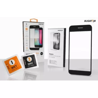 Aligator ochranné tvrzené sklo GLASS PRINT, Xiaomi Redmi Note 12 4G/5G, černá, celoplošné lepení Aligator ochranné tvrzené sklo GLASS PRINT, Xiaomi Redmi Note 12 4G/5G, černá, celoplošné lepení