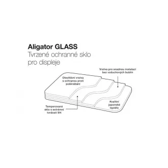 Aligator sklo GLASS S6600/S6700, originální Aligator sklo GLASS S6600/S6700, originální