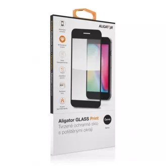 Aligator ochranné sklo PRINT Apple iPhone 16 Pro Max černá Aligator ochranné sklo PRINT Apple iPhone 16 Pro Max černá