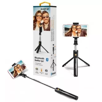 Bluetooth selfie tyč ALIGATOR HA12, černá Bluetooth selfie tyč ALIGATOR HA12, černá