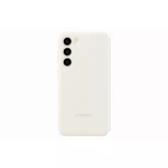 Samsung Flipové pouzdro Smart View pro Samsung Galaxy S23+ Cream - Rozbalené