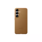 Samsung Ochranný kryt z veganské kůže pro Galaxy S25 Brown