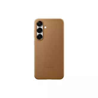 Samsung Ochranný kryt z veganské kůže pro Galaxy S25+ Brown Samsung Ochranný kryt z veganské kůže pro Galaxy S25+ Brown