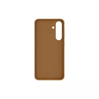 Samsung Ochranný kryt z veganské kůže pro Galaxy S25+ Brown Samsung Ochranný kryt z veganské kůže pro Galaxy S25+ Brown
