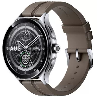 Xiaomi Watch 2 Pro/46mm/Silver/Elegant Band/Brown Xiaomi Watch 2 Pro/46mm/Silver/Elegant Band/Brown