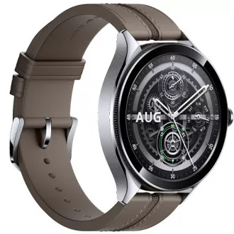 Xiaomi Watch 2 Pro/46mm/Silver/Elegant Band/Brown Xiaomi Watch 2 Pro/46mm/Silver/Elegant Band/Brown