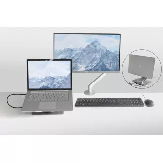 Stojan na notebook DESQ, 6 portů Stojan na notebook DESQ, 6 portů