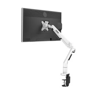 Držák na monitor DESQ s plynovou pružinou - bílý
