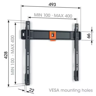 Vogel's TVM 1403, fixní TV držák pro obrazovky 32-77", 50 kg Vogel's TVM 1403, fixní TV držák pro obrazovky 32-77", 50 kg