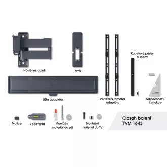 Vogel's TVM 1643, TV rameno se 3 klouby pro 40-77", 35 kg Vogel's TVM 1643, TV rameno se 3 klouby pro 40-77", 35 kg