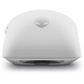 Dell Alienware Pro/Herní/Optická/Pro praváky/26 000 DPI/Drátová+bezdrátová/Bílá