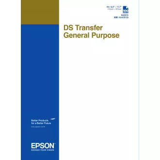 EPSON Víceúčelový transferový papír DS, listy A4 EPSON Víceúčelový transferový papír DS, listy A4