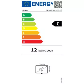 HP/524pn/23,8"/IPS/FHD/100Hz/5ms/Blck-Slvr/3R HP/524pn/23,8"/IPS/FHD/100Hz/5ms/Blck-Slvr/3R
