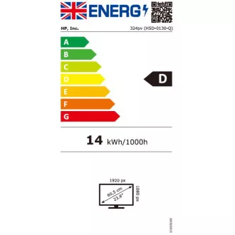 HP/324pv/23,8"/VA/FHD/100Hz/5ms/Black/3R HP/324pv/23,8"/VA/FHD/100Hz/5ms/Black/3R