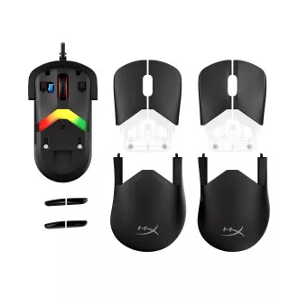 HyperX Pulsefire Saga/Herní/Optická/Pro praváky/26 000 DPI/Drátové USB-A/Černá HyperX Pulsefire Saga/Herní/Optická/Pro praváky/26 000 DPI/Drátové USB-A/Černá