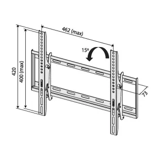 TB TV wall mount TB-451 up to 65", 40kg max VESA 400x400 TB TV wall mount TB-451 up to 65", 40kg max VESA 400x400