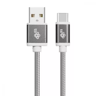 TB Cable USB - USB C 1.5 m gray tape TB Cable USB - USB C 1.5 m gray tape