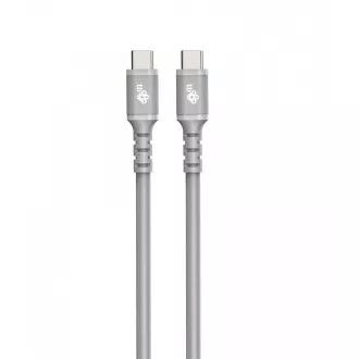 TB USB-C kabel šedý 60W 1m TB USB-C kabel šedý 60W 1m
