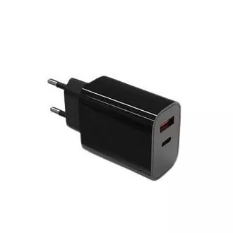 TB Touch USB-C + USB-A černá nabíječka TB Touch USB-C + USB-A černá nabíječka