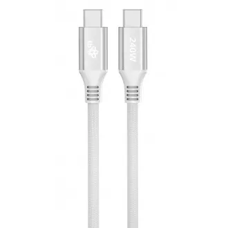TB Touch USB C - USB C 240W, 1m bilý TB Touch USB C - USB C 240W, 1m bilý