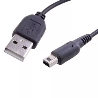 Avacom USB kabel (2.0), USB A samec - Nintendo 3DS samec, 1.2m, kulatý, černý Avacom USB kabel (2.0), USB A samec - Nintendo 3DS samec, 1.2m, kulatý, černý