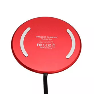 All New, Bezdrátová nabíječka, ultra tenká, pro telefon, červená, 5/9V, 10W, ochrana proti přehřátí, Qi All New, Bezdrátová nabíječka, ultra tenká, pro telefon, červená, 5/9V, 10W, ochrana proti přehřátí, Qi