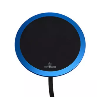 All New, Bezdrátová nabíječka, ultra tenká, pro telefon, modrá, 5/9V, 10W, ochrana proti přehřátí, Qi All New, Bezdrátová nabíječka, ultra tenká, pro telefon, modrá, 5/9V, 10W, ochrana proti přehřátí, Qi