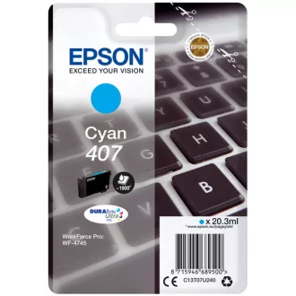 Epson C13T07U240 - cartridge, cyan (azurová) Epson C13T07U240 - cartridge, cyan (azurová)
