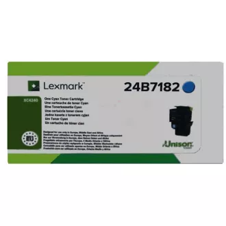 Lexmark 24B7182 - toner, cyan (azurový) Lexmark 24B7182 - toner, cyan (azurový)